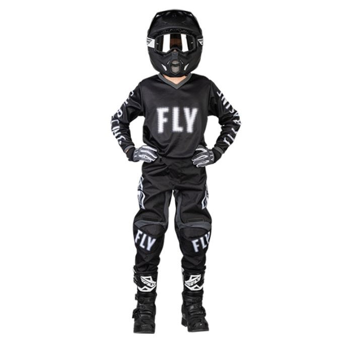 Fly : Youth 20" : F-16 MX Pants : Black/White : 2023
