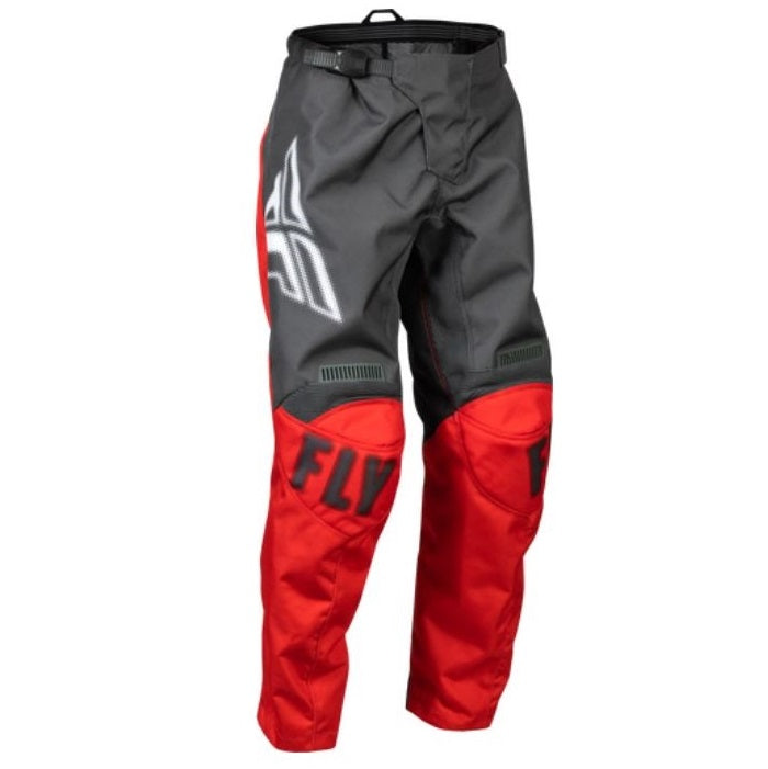 Fly : Youth 18" : F-16 MX Pants : Black/Red : 2023