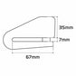 Oxford Alpha XA14 Alarm Disc Lock - Black