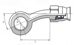 Lateral side banjo