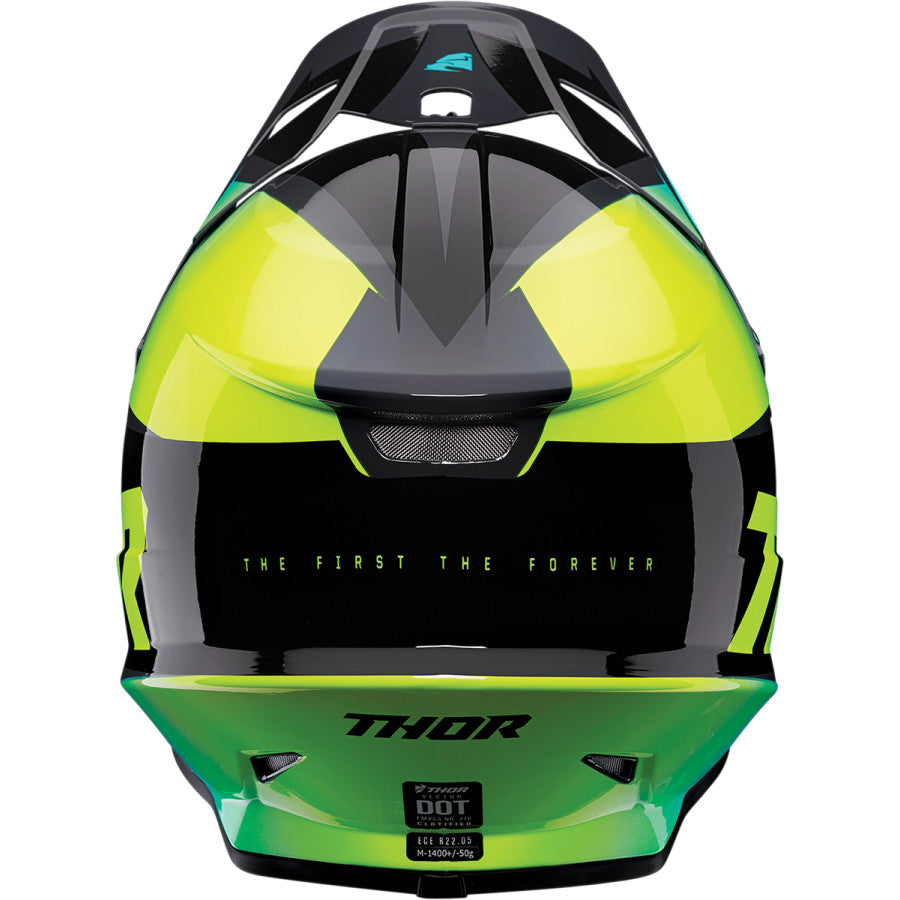 Thor Adult Sector MX Helmet - Fader Acid Teal S22