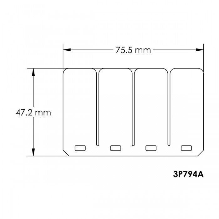 VForce 3 Replacement Reed Set - Kawasaki Polaris - 3P794A