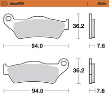 Load image into Gallery viewer, Moto Master Sintered Brake Pads - Rear APRILIA BMW DUCATI HARLEY DAVIDSON KTM
