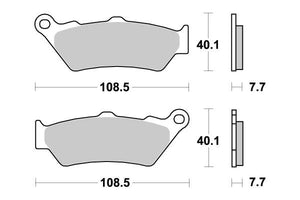 BRAKE PADS FRONT MOTO MASTER SINTERED FOR APRILIA BMW DUCATI HARLEY DAVIDSON HONDA HUSQVARNA KTM