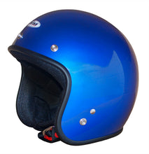 Load image into Gallery viewer, FFM Small Jetpro 2 Open Face Helmet - Low Rider - Blue