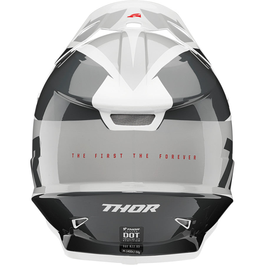 Thor Adult Sector MX Helmet - Fader Black White S22