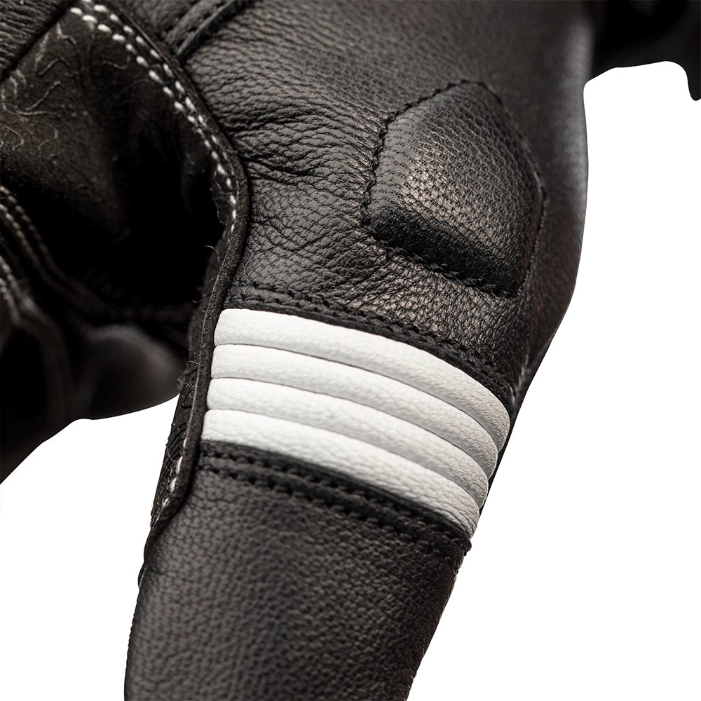 RST PILOT LEATHER GLOVE [BLACK/WHITE]