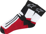 Alpinestars Road Racing Socks Short Red/White/Black