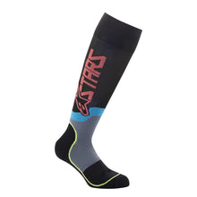 Load image into Gallery viewer, Alpinestars Youth MX Plus-2 Socks - Black/Yellow/Coral