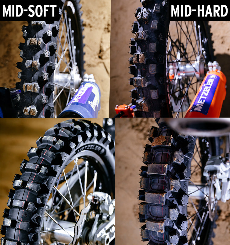 Metzeler 110/90-19 MC360 Mid/Hard Rear MX Tyre