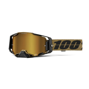 100% Armega MX Goggles - Glory - HiPER Mirror Red Lens