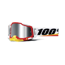 Load image into Gallery viewer, 100% Racecraft 2 Adult MX Goggles - Arsham Red - Mirror Silver Lens