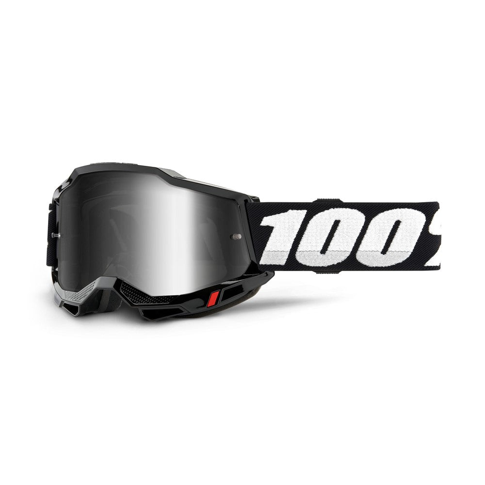 100% Accuri 2 Goggle Black - Mirror Silver Lens