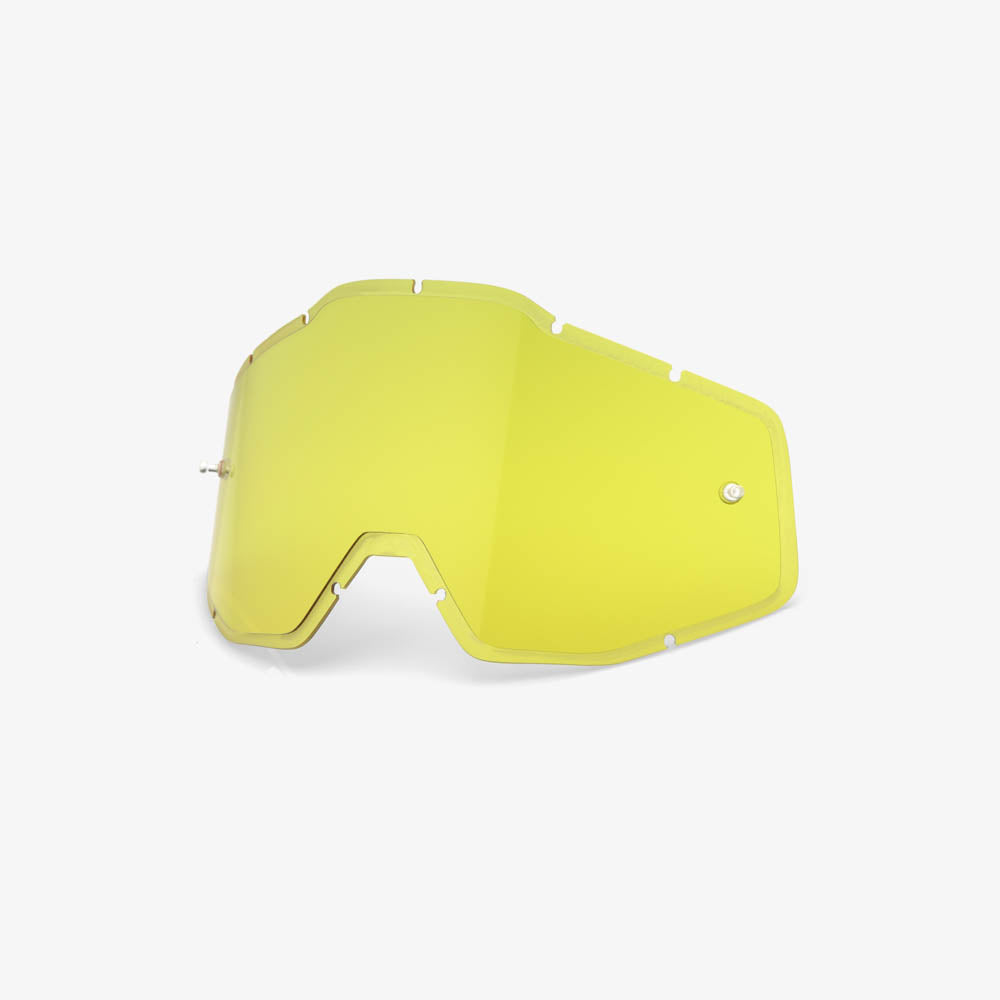 100% Gen1 Racecraft / Accuri / Strata Lens Yellow Anti-Fog