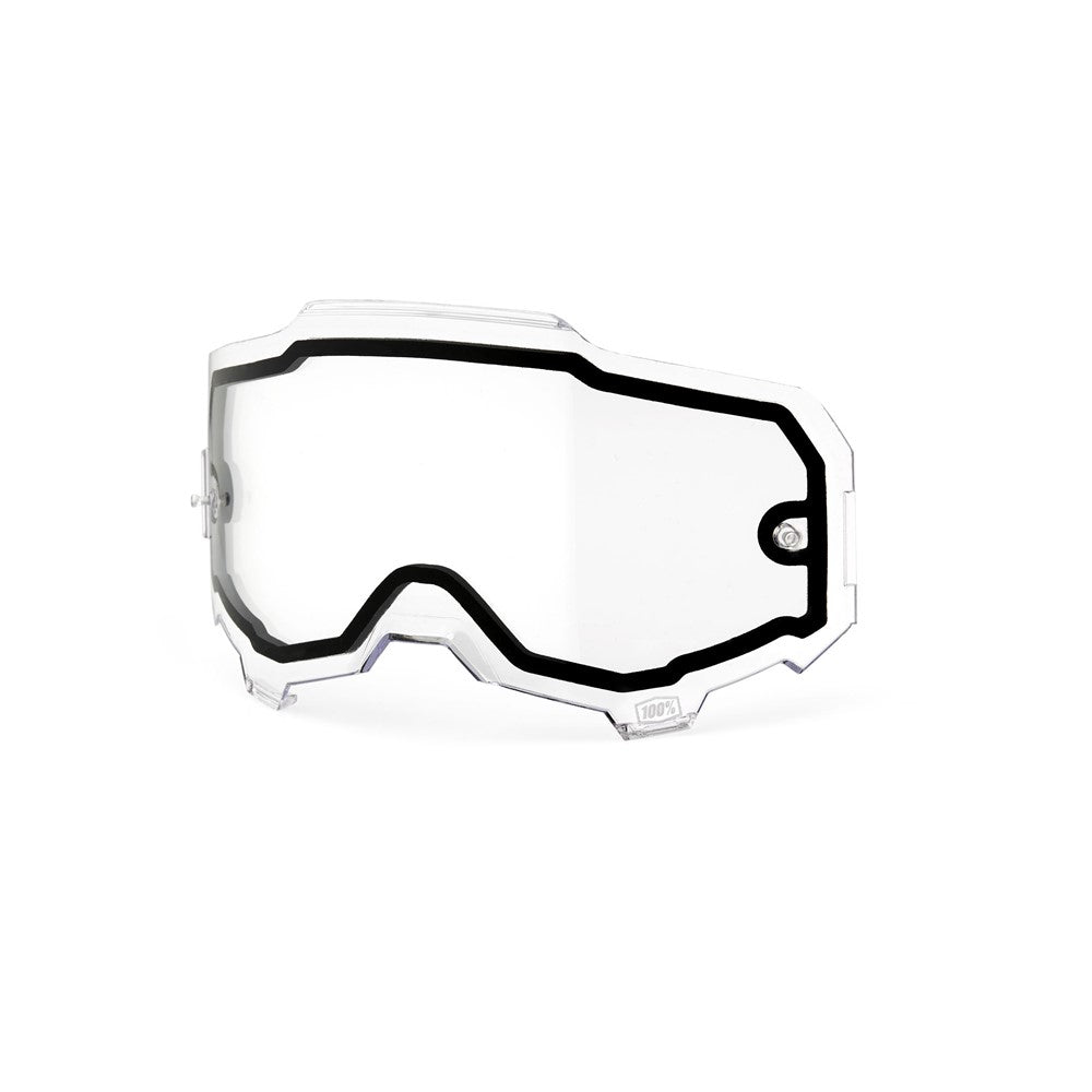 100% Armega Goggle Lens Dual Pane - Clear