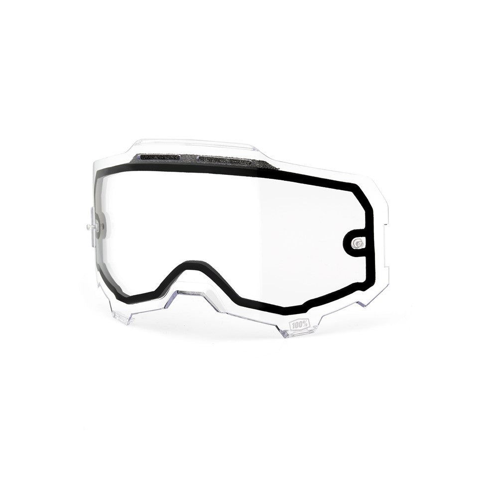 100% Armega Goggle Lens Dual Pane Vented - Clear