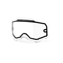 Load image into Gallery viewer, 100% Armega Goggle Lens Dual Pane Vented - Clear