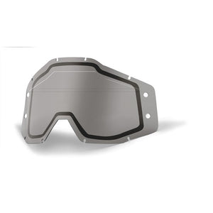 100% Gen1 Accuri Forecast Dual Lens - Smoke - Sonic Bumps - With Mud Visor