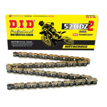 Load image into Gallery viewer, DID 520 - 120 Link DZ2 Race Chain - Gold