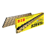 DID 525 VX3 - 120 Link X-Ring Chain - Gold