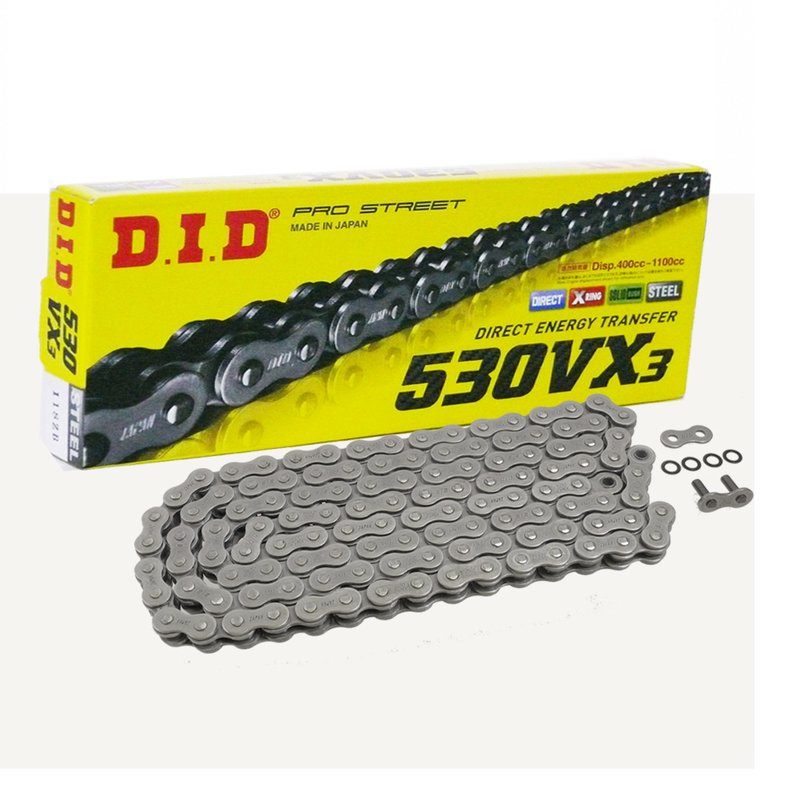 DID 530 VX3 - 120 Link X-Ring Chain