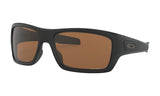 Oakley Turbine Sunglasses - Matte Black with Prizm Tungsten Polarized Lens