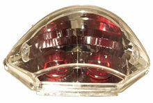 Load image into Gallery viewer, CB900 Hornet clear lens tail light unit with red bulb shrouds. E-marked and legal. 62-84746