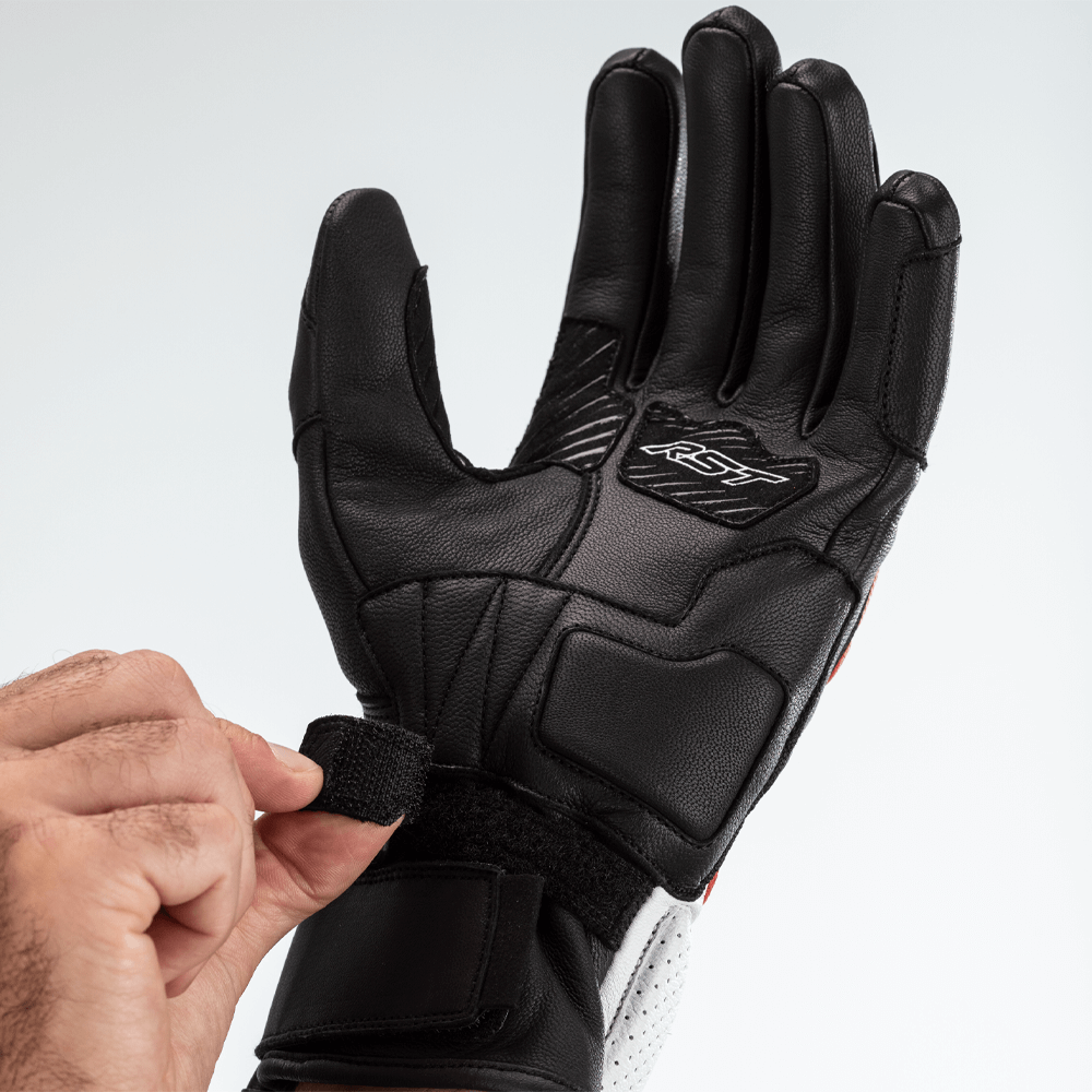 RST TURBINE LEATHER GLOVE [RED]