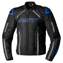 Load image into Gallery viewer, 102559_S1_CE_Mens_Textile_jacket_BlackGreyBlue-Fro