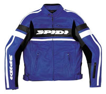 Load image into Gallery viewer, Spidi Scarface Wind Leather Jacket Blue