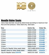 Load image into Gallery viewer, Keihin CR Special Carb valve seat diameter should be determined according to maximum flue flow and fuel pressure. Valve seat only
