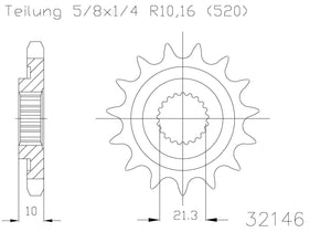 SPROCKET FRONT MOTO MASTER MADE IN HOLLAND  RMZ450 05-12 RMX450 10-14 12T