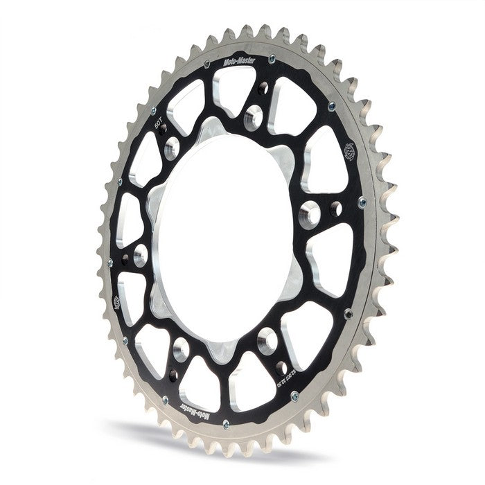 Moto Master Fusion Dual Rear Sprocket - Kawasaki KDX KLX KX KXF - 49T Black