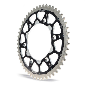 Moto Master Fusion Dual Rear Sprocket - Kawasaki KDX KLX KX KXF - 49T Black
