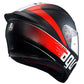 AGV K1 [GRIP MATT BLACK/RED]