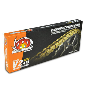 Moto-Master V2 415 Chain - 130 Link Gold