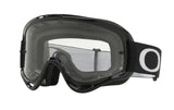 Oakley XS O Frame - Jet Black MX Goggles with Clear Lens