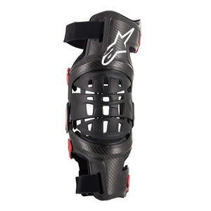 Alpinestars Bionic-10 Carbon Knee Brace - Right - Black/Red