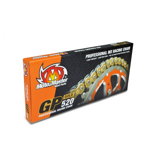 Moto-Master GP 520 Chain - 120 Link Gold