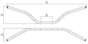 Dimensions alloy off road bars