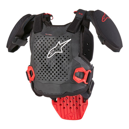 Alpinestars Youth A-5S V2 Body Armour - Black/White/Red