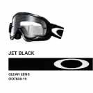 Load image into Gallery viewer, OA-OO7030-19 - Oakley XS O Frame MX goggles in jet black frame with clear lens