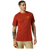 FOX CALIBRATED SS TECH TEE [RED CLAY]