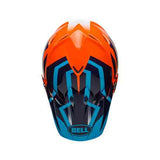 Bell Moto-9 Peak - District Blue/Orange