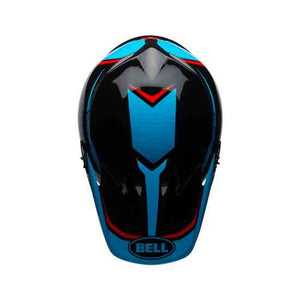 Bell MX-9 Peak - Torch Cyan/Red