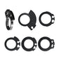 Progrip PG709 Lock On 1/2 Waffle Grips - Black