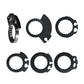 Progrip PG708 Lock On Diamond Grips - Grey Black