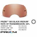 Load image into Gallery viewer, SAMPLE PICTURE - Oakley Prizm MX Black Iridium lens - for Airbrake (OA-101-133-004), Front Line (OA-102-516-006) and for Mayhem Pro (OA-100-744-010) goggles - have a 24% rate of transmission