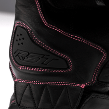 Load image into Gallery viewer, RST S1 LADIES LEATHER GLOVE [BLACK/NEON PINK]