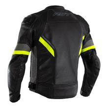 Load image into Gallery viewer, RST SABRE CE LEATHER JACKET [BLACK GREY FLO YELLOW